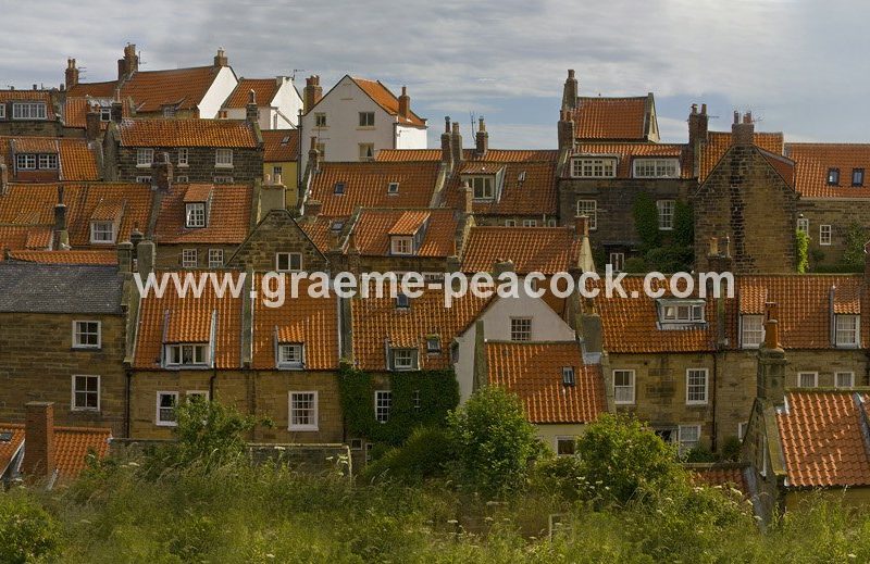 Panorama of Robin Hood's Bay, North Yorkshire