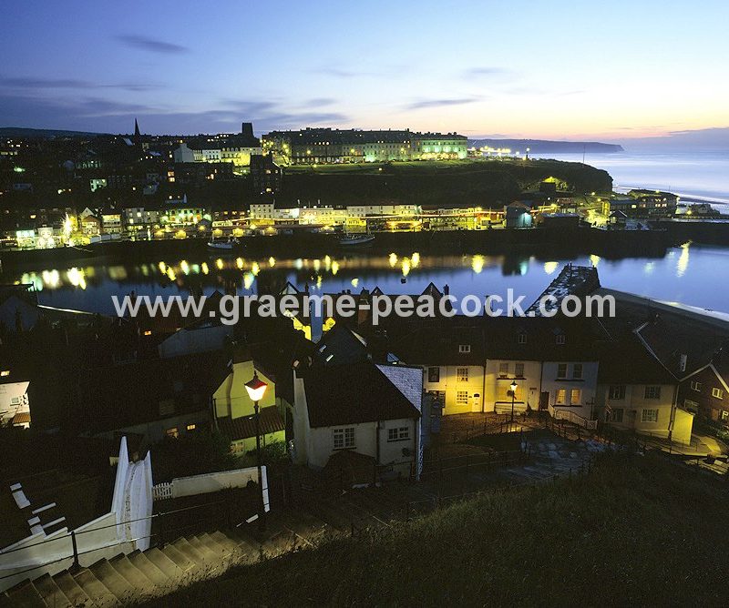 Whitby at night, Whitby, North Yorkshire