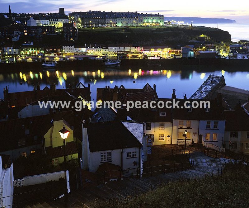 Whitby at night, Whitby, North Yorkshire