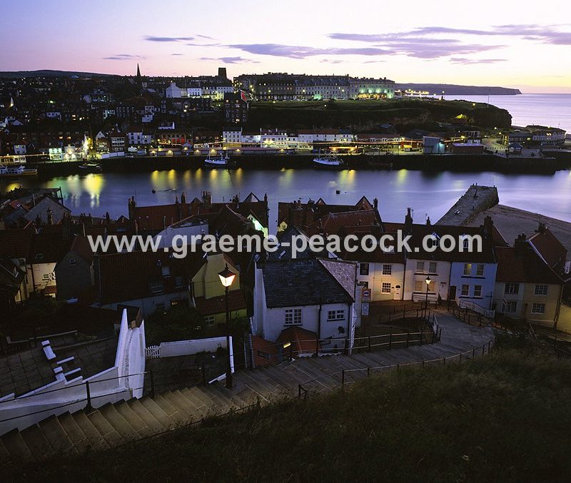 Whitby at night, Whitby, North Yorkshire