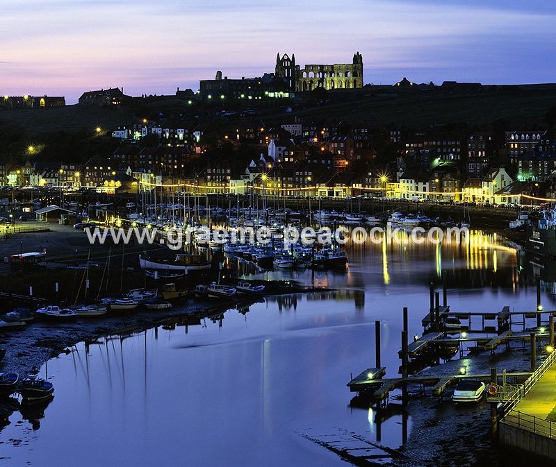 Whitby at night, Whitby, North Yorkshire