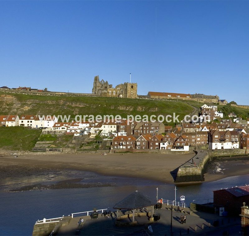 Panoramic view of Whitby, North Yorkshire