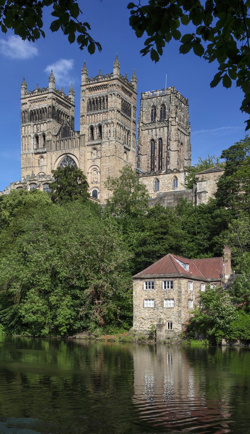 Summer view of Durham Cathedral & Fulling Mill, Durham City, County Durham, England, United Kingdom