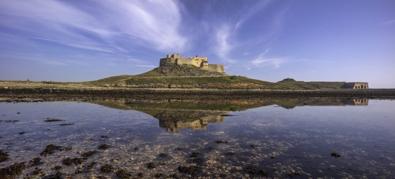 Lindisfarne castle, the Holy Island of Lindisfarne, Northumberland, England, United Kingdom