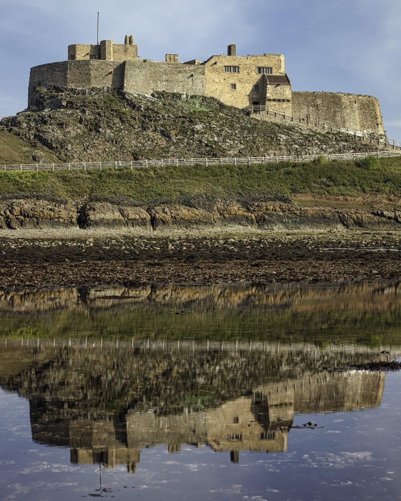 Lindisfarne castle, the Holy Island of Lindisfarne, Northumberland, England, United Kingdom