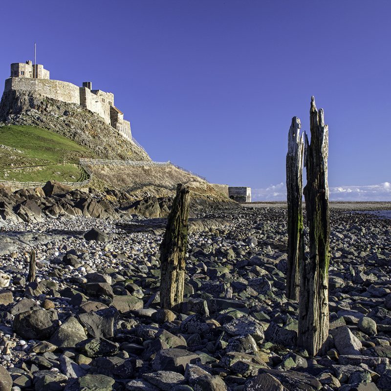 Lindisfarne castle, the Holy Island of Lindisfarne, Northumberland, England, United Kingdom