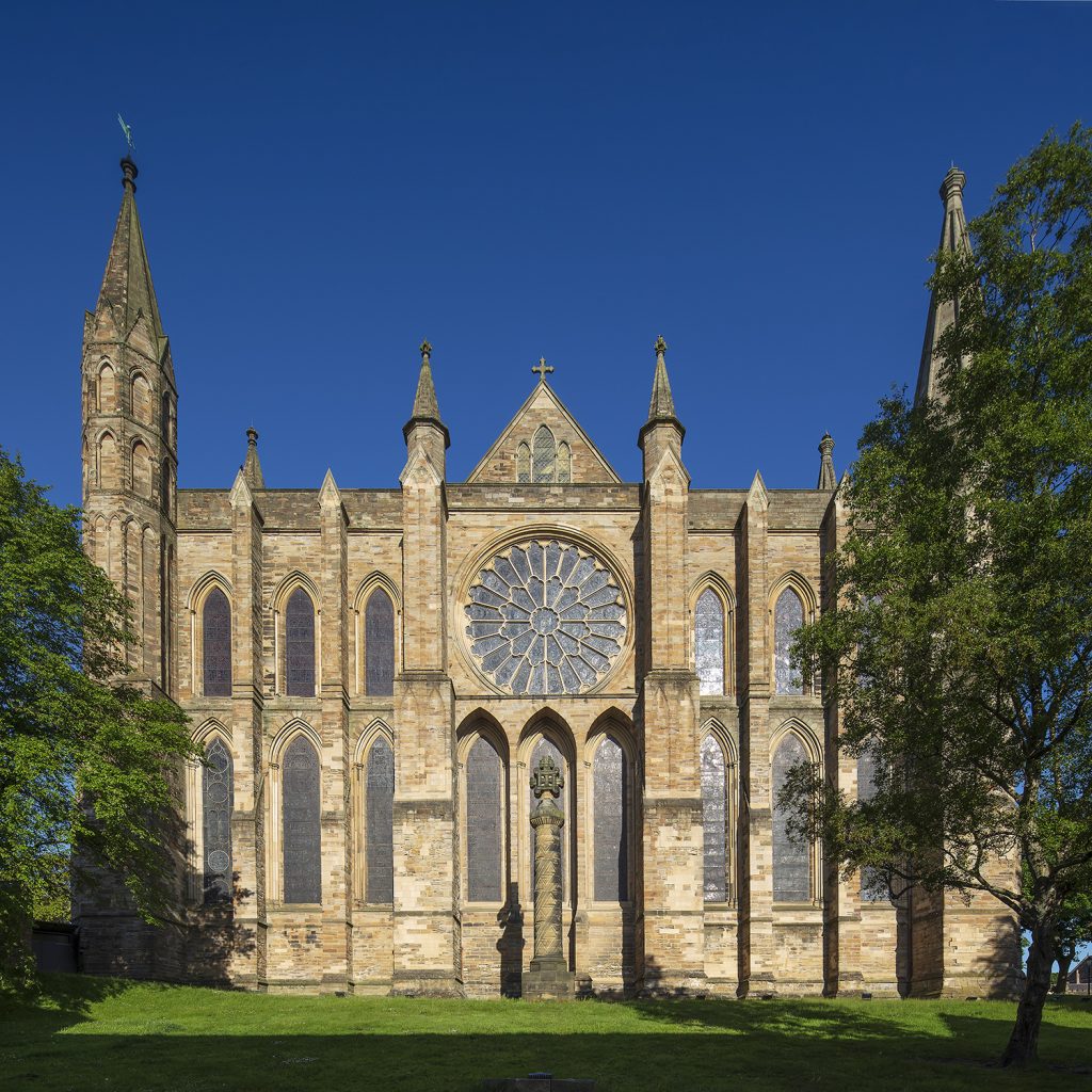The Rose Window, Durham Cathedral, Durham City, County Durham, England