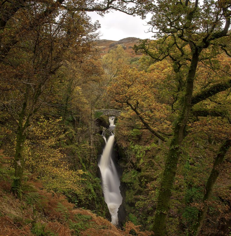 Aira Force, Matterdale, Lake District, Cumbria, England, UK